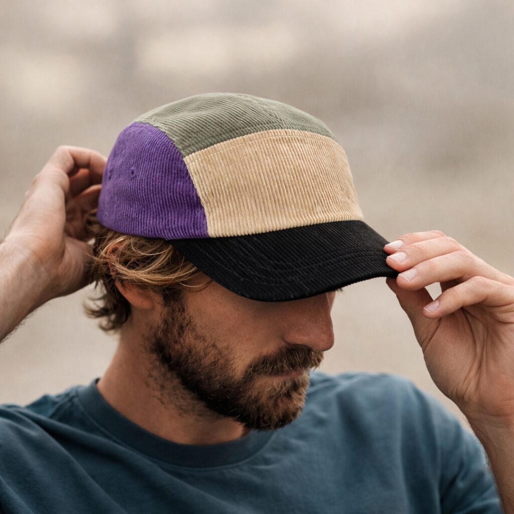 Five Panel Corderoy Combinada